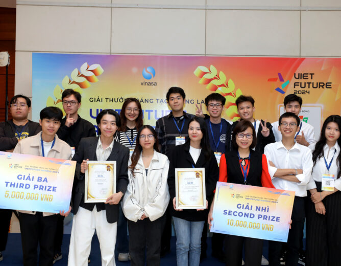 Sinh viên PTIT đạt thành tích cao tại Giải thưởng Sáng tạo tương lai – VietFuture Awards 2024