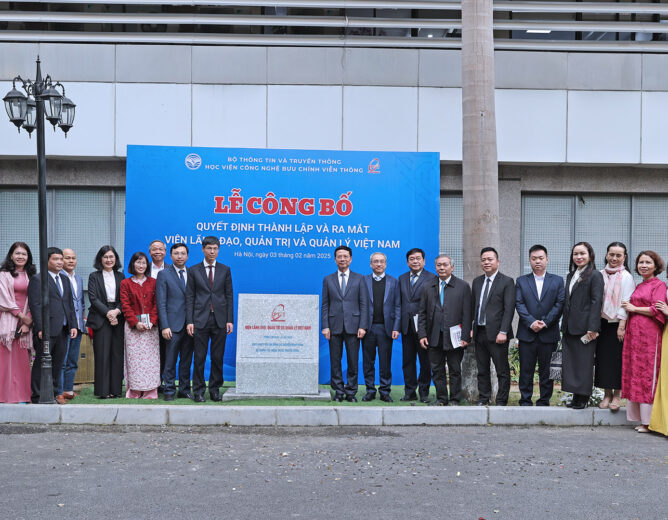 Posts and Telecommunications Institute of Technology launches Vietnam Institute of Leadership, Governance and Management