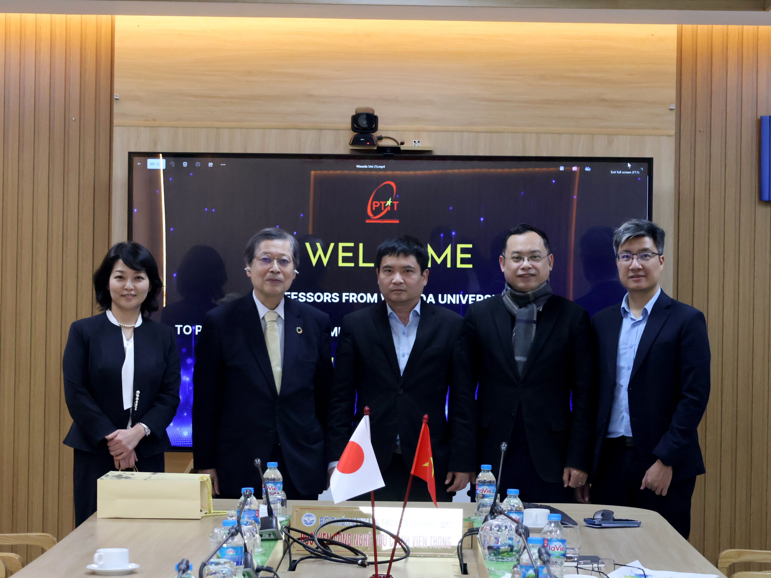 Waseda University Delegation Visits PTIT to Strengthen Educational and Research Collaboration