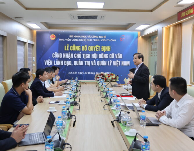 PTIT announced the Chairman of the Advisory Board of the Vietnam Institute for Leadership, Governance and Management (VLGM)