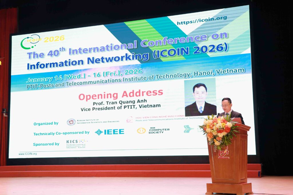 Assoc. Prof. Dr. Tran Quang Anh – Deputy Director of the PTIT delivered a speech