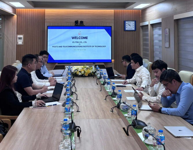 PTIT Meets with iFlyTek to Promote AI Applications in Education