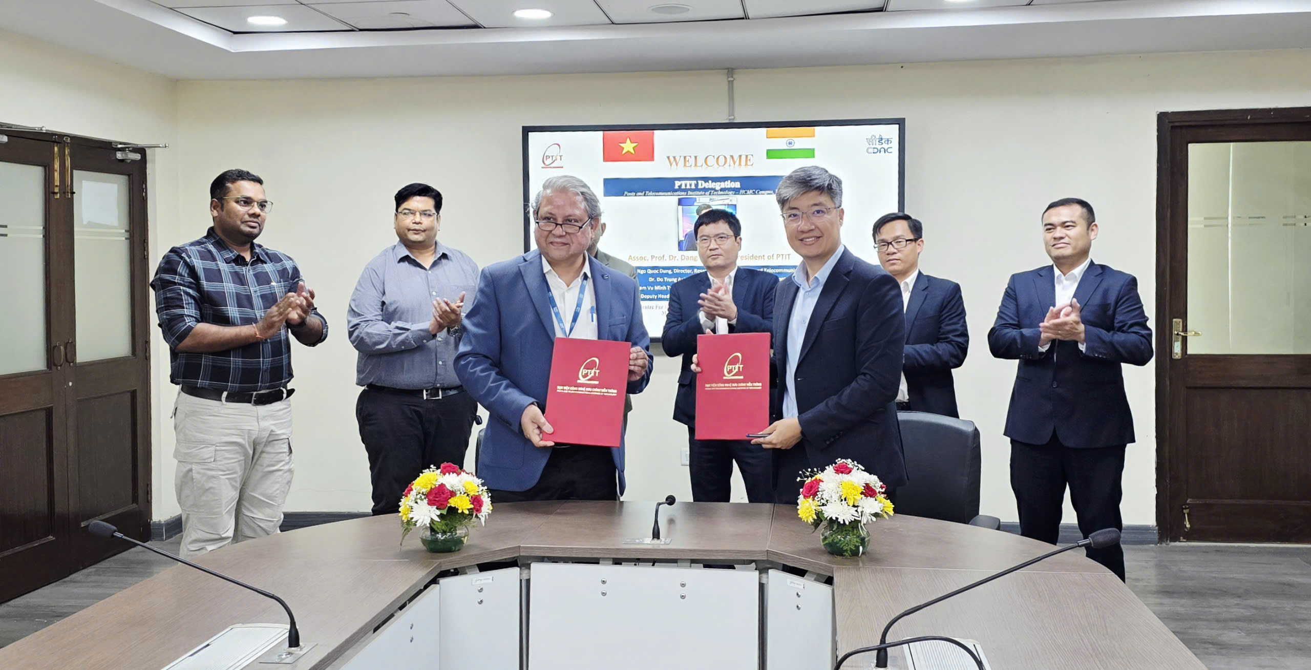 PTIT Works with C-DAC to Promote Cooperation in Technology Training and Digital Workforce Development Ahead of the Vietnam–India Innovation Forum