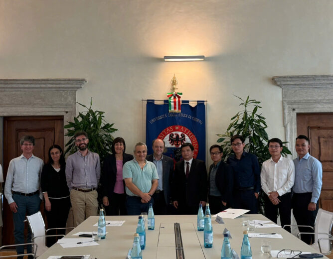 PTIT Strengthens Cooperation with the University of Trento (Italy) in Education, AI Research, and Innovation