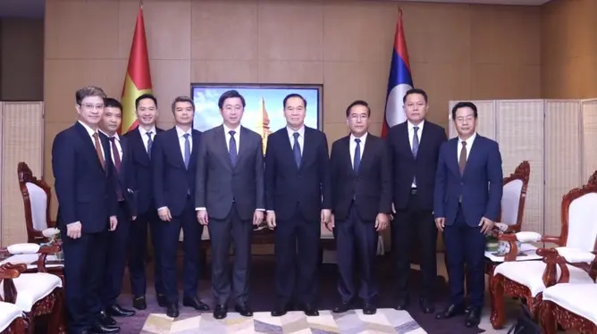 PTIT joins the Ministry of Science and Technology delegation to promote cooperation in science, technology, and digital transformation with Laos