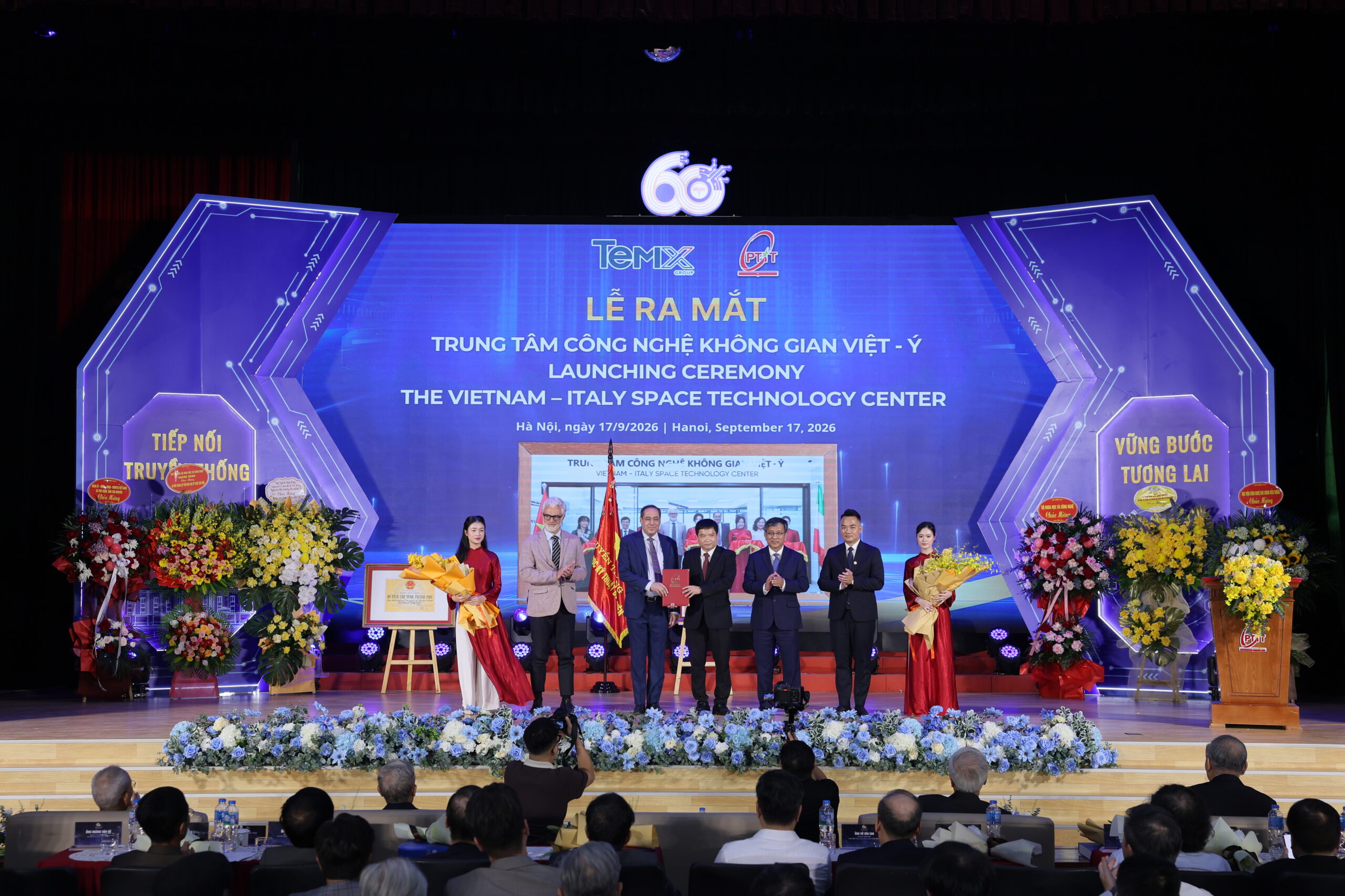 Học viện Công nghệ Bưu chính Viễn thông và Tập đoàn Temix ký kết hợp tác lần thứ hai, thành lập Trung tâm Công nghệ Không gian Việt Nam – Ý